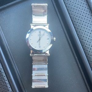 Movado vintage mens watch silver